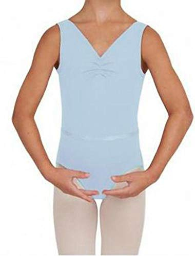 Capezio Tank Leotard w/Belt - Girls, Light Blue, Large