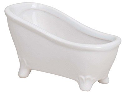 Keramik Badewanne M, Badezimmer Deko, Geschenkverpackung für Wellness Gutscheine