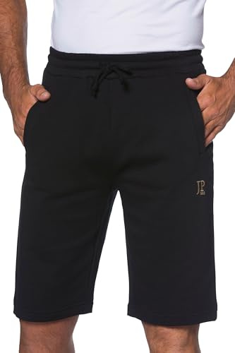 JP 1880 Sweat-Bermudashorts för män, svart, 7XL