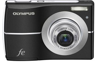 Olympus FE-35 Compact Digital Camera - Black (10MP, 3x Optical Zoom) 2.5 inch LCD