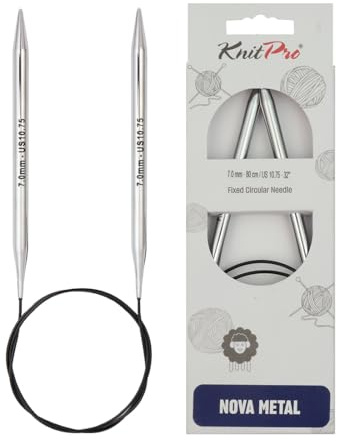 KnitPro - KnitPro Nova (40 cm x 7,00 mm) fasta rundstickor - 1 enhet
