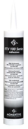 Momentive RTV102 One Part Silicone Sealant, 10.1 Ounce Caulker, White