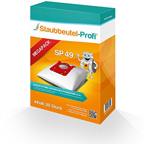 20 Staubsaugerbeutel geeignet für Philips FC 9197/91 Performer Pro von Staubbeutel-Profi® kompatibel mit Swirl E82 / PH86 / PH96 / VO75