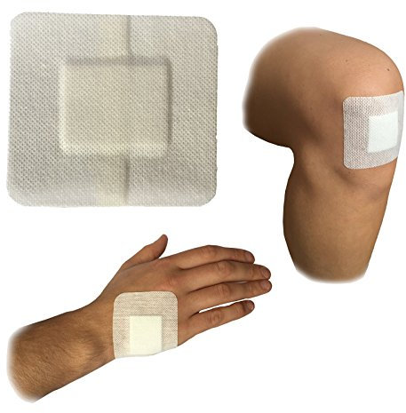 Steropore 25 X 7.0CM X 6.0CM PREMIUM MEDICAL GRADE 100% STERILE LARGE WOUND CUT BURN DRESSINGS PLASTERS WHITE