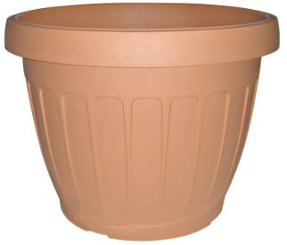 Bama Terre Pot de Fleurs 40 x 26 x 30 cm, résine en Terre Cuite, 40 cm