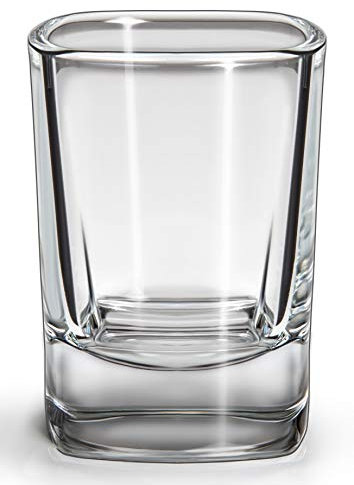 SIXBY (12 pièce) Verres shooter - Verre a shot Viva 4cl - Forme Carrée - Lavables au lave-vaisselle