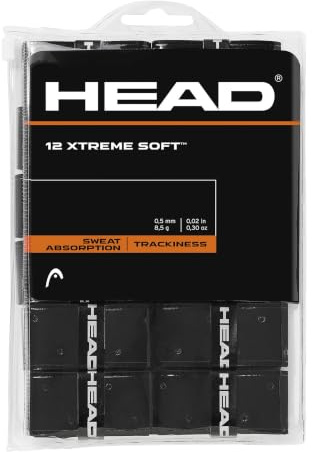 HEAD Unisex vuxen 12 Xtremesoft greppband, svart, en storlek