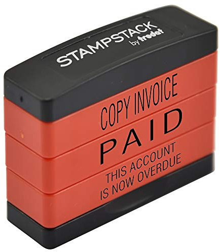 Trodat 3-in-1 Stamp Stack Accounts - Copy Invoice - Paid - this Account is Now Overdue Ref 11167