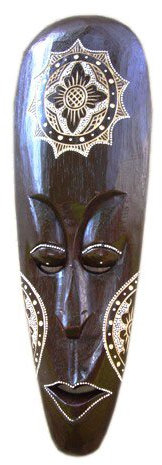 Unbekannt Holzmaske Ornament Wandmaske Wandskulptur Wanddeko