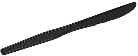 Dixie 7.5 Heavy-Weight Polypropylene Plastic Knife by GP PRO (Georgia-Pacific), Black, PKH51, (Case of 1,000)