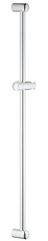 Grohe Tempesta Brause- und Duschsysteme - Brausestange 900mm, feste Bohrlöcher zur Befestigung, chrom 27524000 Silber 900 mm