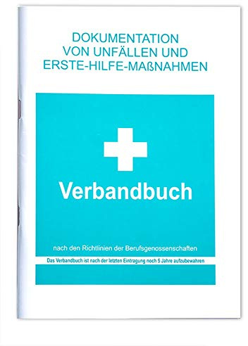 LEINAWERKE REF 59011 59011 Verbandbuch DIN A5 weiß/grün 1 STK.