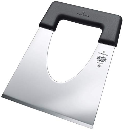 Victorinox, spatola da formaggio Fibrox, nera, in acciaio inox, 15 x 9 cm