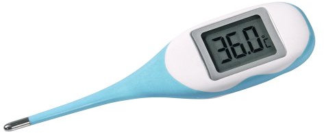 Kerbl Termometro digitale BigScreen, impermeabile, blu-bianco
