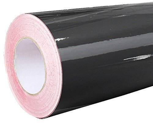 4,43€/m² Rapid Teck Glanz Folie - 073 Dunkel Grau - Klebefolie - 5m x 63cm - Plotterfolie- Folie Selbstklebend - Auch als Moebelfolie - Klebefolie