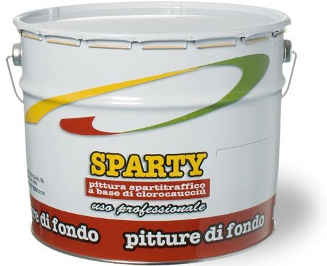 italchimica Pittura Stradale Sparty Traffico Laiv colore Bianco 4 Kg