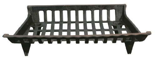 Panacea 15424 Cast Iron Fire Grate, Black, 24-Inch