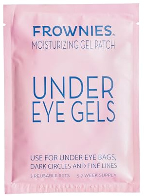 Parches de gel de colágeno 'Under Eyes' de Frownies contra arrugas, bolsas y ojeras contorno de ojos.