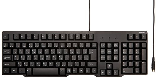 SANWA SUPPLY SKB-L1BK clavier PS/2 QWERTY Anglais, Japonais Noir - Claviers (Standard, Avec fil, PS/2, Clavier à membrane, QWERTY, Noir)