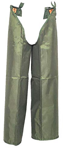 FRATELLIDITALIA Cosciali Gambali Buttero Nylon Impermeabili PVC Colore Verde Caccia Pesca