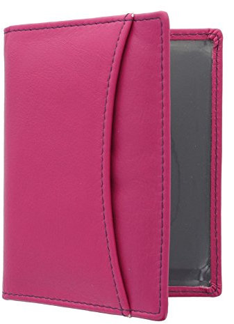 Mala Leather Odyssey Soft Leather Travel Pass/Oyster Card Holder 555_14 Fuchsia