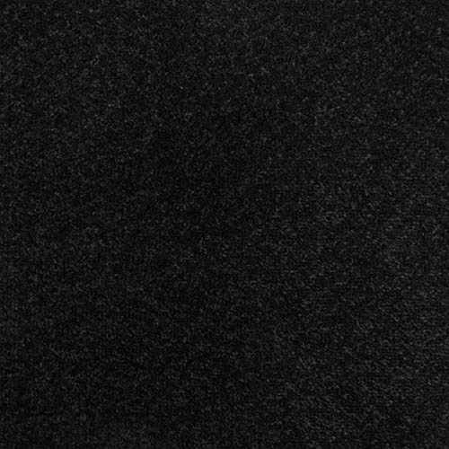Carpet, Quality Feltback Twist, Black, 4m x 4m (13ft 1 x 13ft 1)