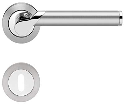 Karcher Design Drückergarnitur Starlight R38 BB 39-43 mm Edelstahl matt