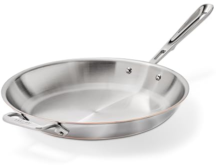 All-Clad Euro Copper-Core 6112SS Stainless Steel Pan 30.5 cm Suitable for Induction Cookers