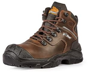 U-Power - Chaussures de sécurité hautes sans métal GREENLAND UK - Environnements humides - S3 SRC 42 Marron