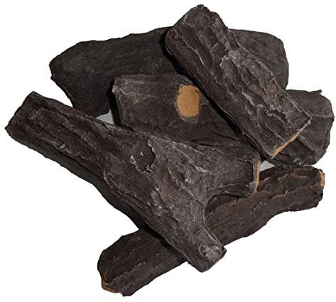 The Stove Wizard Gas Fire Coal Replacement 5 Piece Delamere Ultra HD Ceramic Fibre Log Set for Gas, Electric, LPG & Bio Ethanol Fires