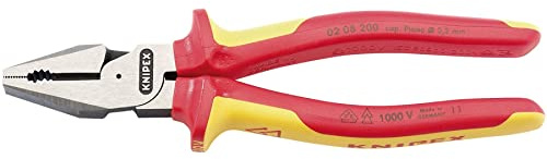 Draper Knipex 02 08 200UKSBE VDE Fully Insulated High Leverage Combination Plier