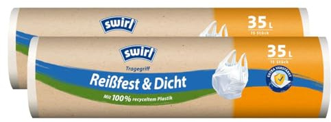 2x Swirl Tragegriff Müllbeutel 35L (15 stk./Rolle)