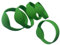 pulseras rfid 125khz control de acceso silicona wristbands Verde (Pack de 5)