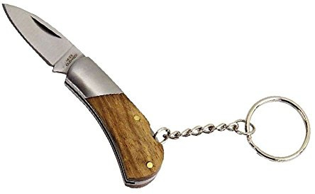 Haller Mini Taschenmesser Zebraholzgriff Schlüsselrin, 42963
