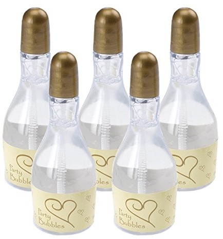 Neviti Modernes Herz Bubbles – Gold, 24 Stück