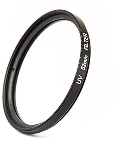 Mengs® Filtro de Lente UV de 52 mm con Marco de Aluminio para Todas Las cámaras Digitales y DSLR