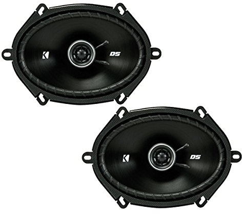 KICKER DSC680 6x8-Inch (160x200mm) Coaxial Speakers, 4-Ohm (Pair)