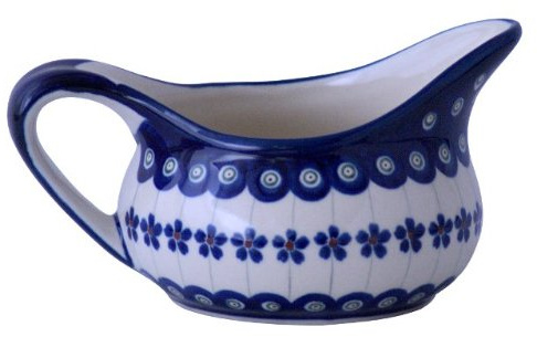 Original Bunzlauer Keramik Sauciere 0.45 Liter im Dekor 166a