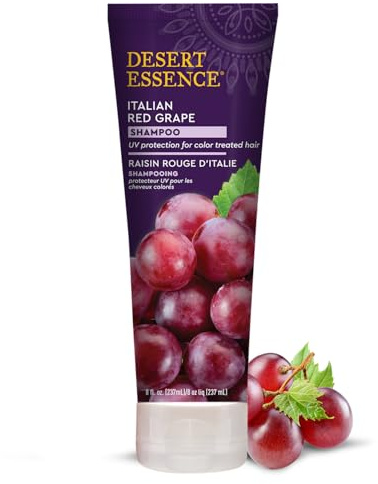 Desert Essence Italian Red Grape Shampoo, 8 Fl Oz