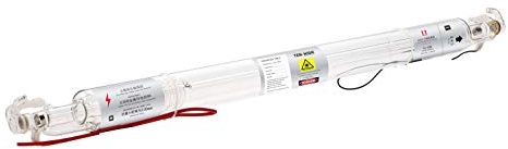 TEN-HIGH 40W CO2 Laser Tube 700mm D50mm, Wires Preconnected with Coating, for Laser Cutter Laser Engraving Cutting Machine