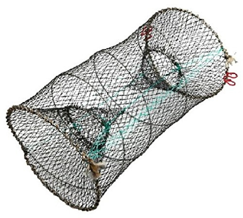 DELUXE CRAB LOBSTER SHIMP FISH CRAYFISH TRAP EEL NET FISHING POT CAGE FOLDING