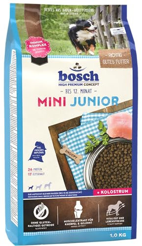 bosch HPC Mini Junior | Hundetrockenfutter zur Aufzucht kleiner Rassen (bis 15 kg) | 1 x 3 kg