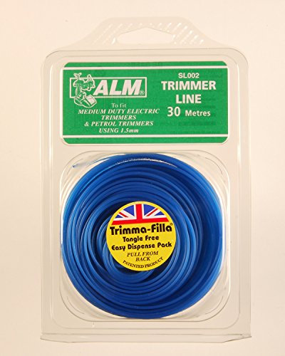 Trimmer Line: 1.5mm 30m To fit all makes of medium duty electric and light petrol trimmers using 1.5mm trimmer line contains 30 metres Blue