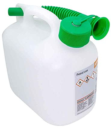 STIHL 0000 881 0232 Benzinkanister 5 Liter aus Kunststoff in der Farbe Transparent