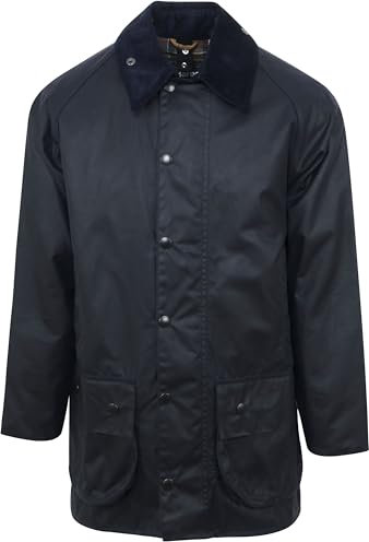 Barbour Beaufort Wachsjacke Dunkelblau - Grösse 46 - Herren - Bekleidung - Regular-fit