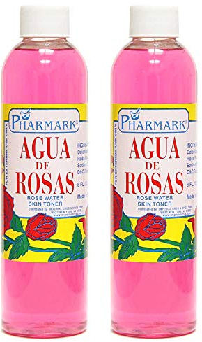 Agua De Rosas 8 Oz. Rose Water 2-PACK by Pharmark