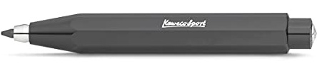 Kaweco SKYLINE SPORT Portamine grigio 3,2 mm 5B I Portamine in plastica di alta qualità dal design alla moda I Matita a pressione ricaricabile in grigio I Matita a pressione 10,5 cm