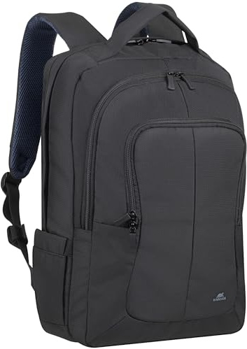 Rivacase 8460 Black Bulker Laptop Backpack 17, Zaino per Laptop Fino a 17, Nero