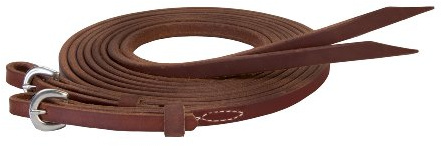 Weaver Leather Stacy Westfall ProTack Oiled Split Rein, 1/2-Inch x 8-Feet, Brown