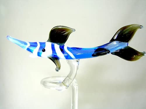 Glasfiguren Bastick Hai-Sandhai-Orchideenstab-Blumenstab-Orchideenst